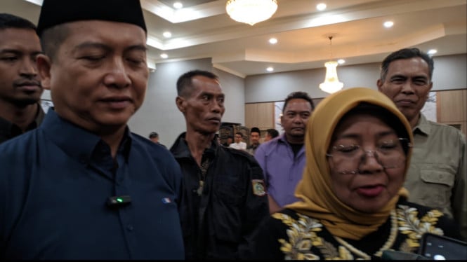 Gubernur NTB Lalu Iqbal bersama Ketua DPRD NTB Baiq Isvie Rupaeda