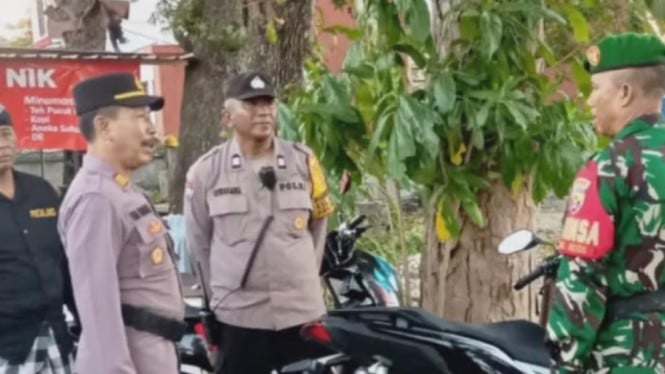 Sinergi TNI-Polri dan Pecalang menjaga keamanan wilayah