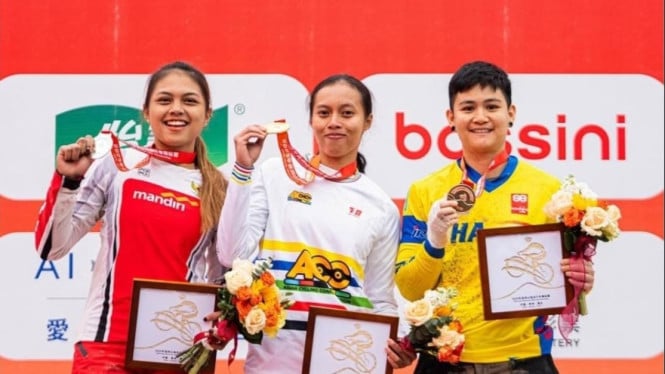 Potret Milatul Khaqima saat Asian Championship di china