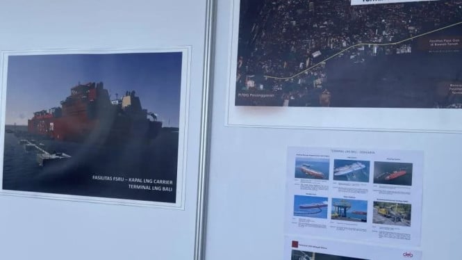 Dokumentasi penjelasan proyek terminal LNG Sidakarya.