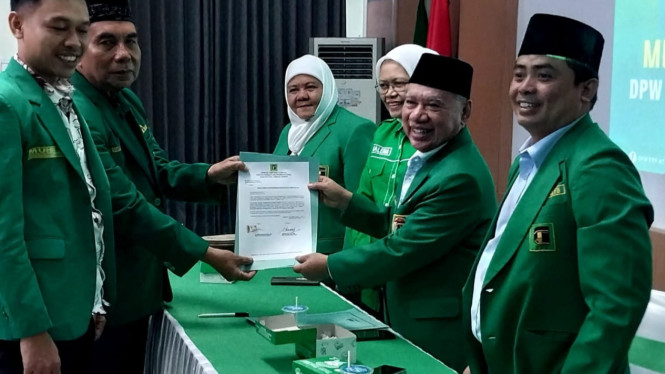 PPP NTB saat menyatakan dukungan kepada Mardiono jadi ketum PPP