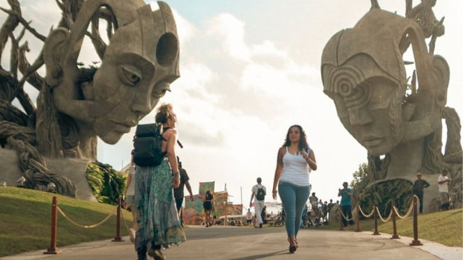 Nuanu Creative City, tempat wisata baru yang lagi viral di Bali.