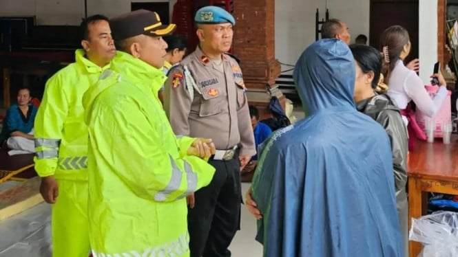 Polsek Dentim dirikan posko bencana di Tohpati.