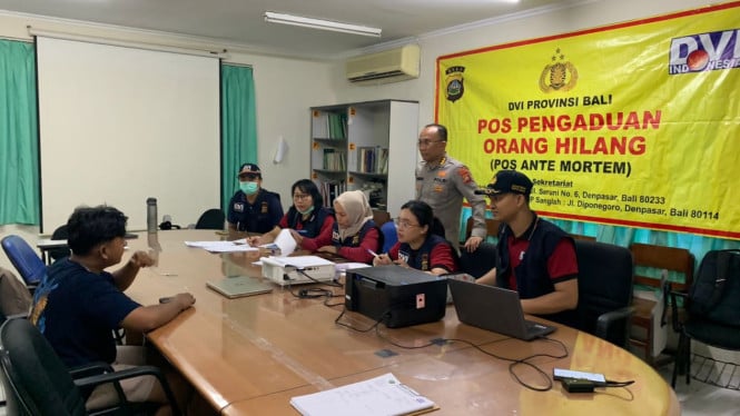 Polda Bali Membuka Posko Pengaduan Orang Hilang Korban Banjir