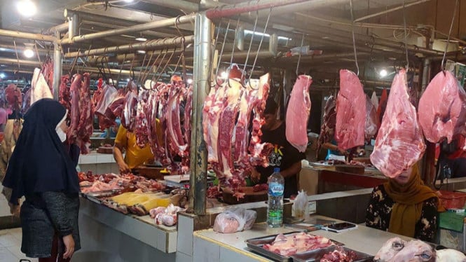 Potret Pasokan Daging di Pasar Tradisional