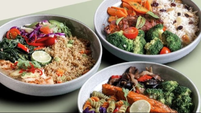 Hidangan sehat di Terra Restaurant Bali