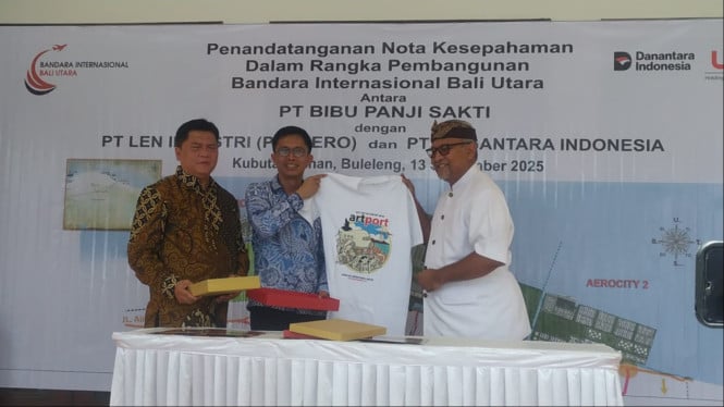 Penandatanganan MOU Pembangunan Bandara Bali Utara