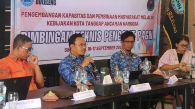 BNNK Buleleng bersama 25 kepala desa untuk perangi narkoba
