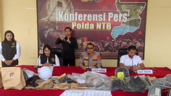 Kongrensi Pers Kasus Pengerusakan Gedung DPRD Provinsi NTB