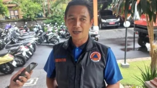 I Gede Agung Teja Bhusana saat diwawancara terkait bantuan