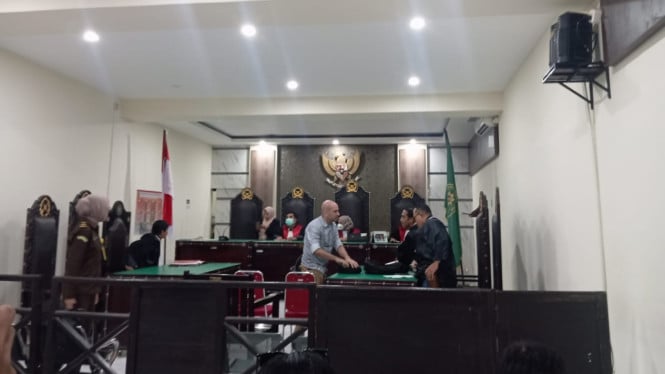 Terdakwa Frederick Rabbi Usai Berikan Pembelaan