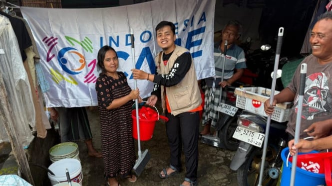 Relawan Indonesia CARE asal Yogyakarta, Franky Pratama Arifin