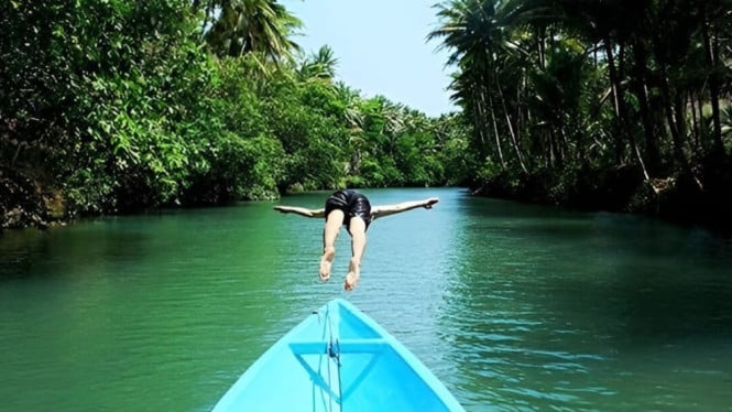 Panorama alam sungai Maron, Amazon-nya Pacitan
