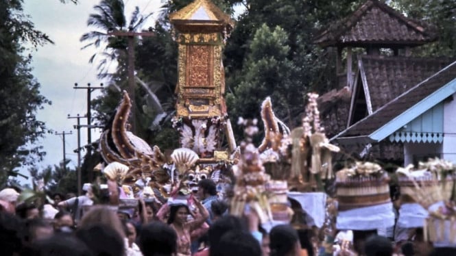Upacara Ngaben Bali.