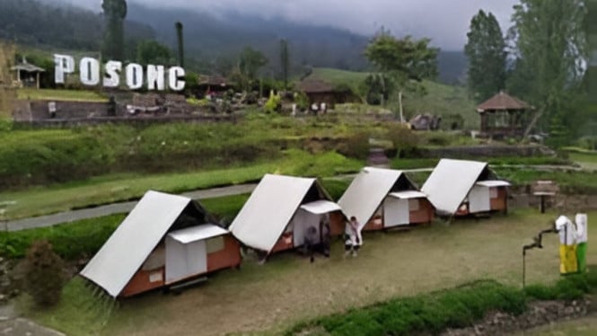 Keindahan wisata alam Posong .