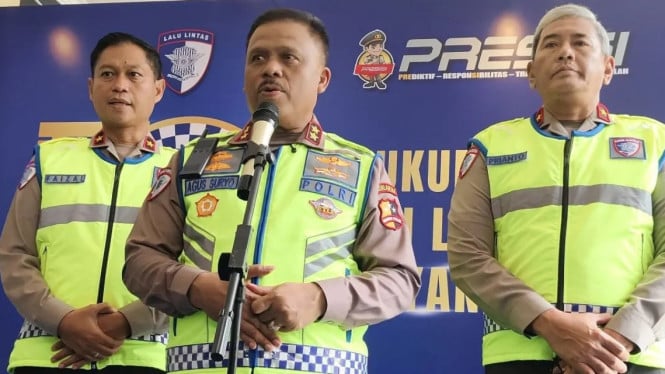 Kepala Korlantas Polri Irjen Pol. Agus Suryonugroho beserta jajaran
