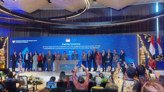 Penandatangan kesepakatan substantif Indonesia-European