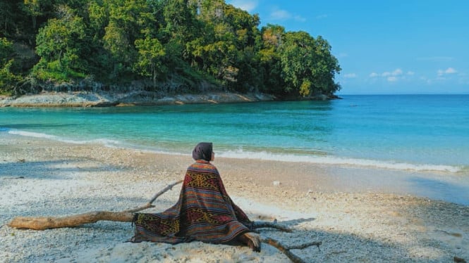 Panorama Teluk Hantu Pesawaran Lampung