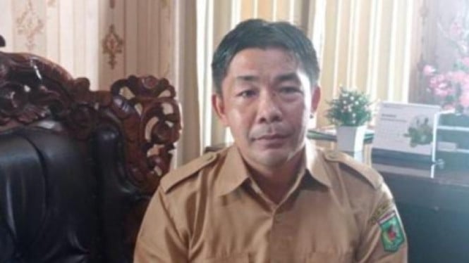 Anding Duwi Cahyadi saat menyampaikan keberatan resmi atas mutasi