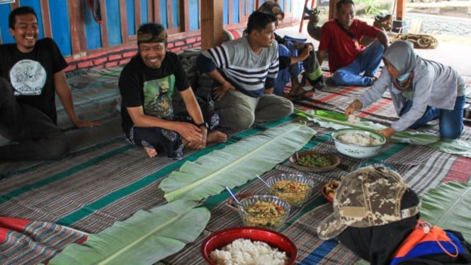 Ilustrasi kenduri masyarakat Pasemah