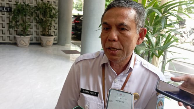 Kepala BKD Muhammad Ramayoga Saat di temui Awak media