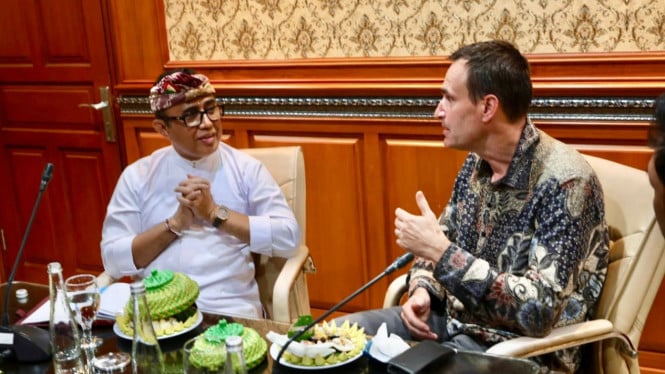 Walikota Denpasar bersama Dubes Finlandia