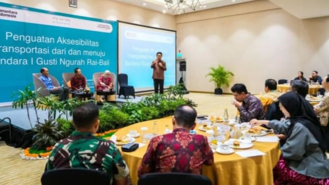 Bupati Adi Arnawa saat acara diskusi di Badung