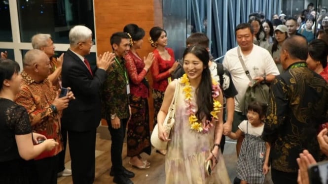 Penumpang rute penerbangan internasional baru China dan Korea Selatan