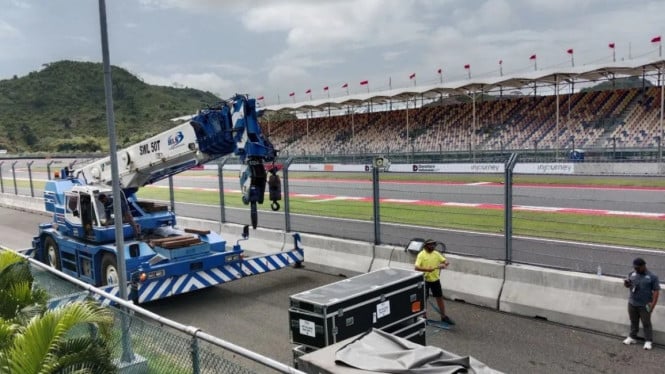 Persiapan sirkuit jelang MotoGP Mandalika 2025