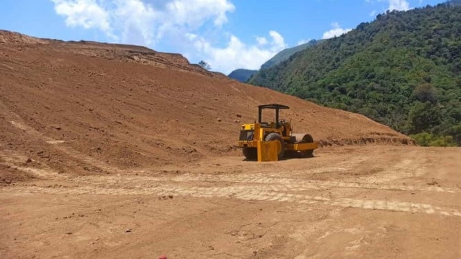 Lokasi Bukit Sembalun yang dikeruk