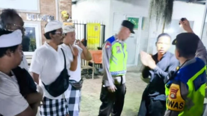 Polisi Denpasar Selatan amankan pemuda mabuk.