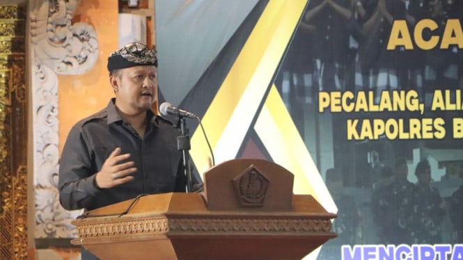 Wabup Badung saat berikan sambutan