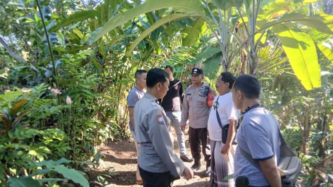 Olah TKP Kasus Bunuh Diri  di Gunungsari