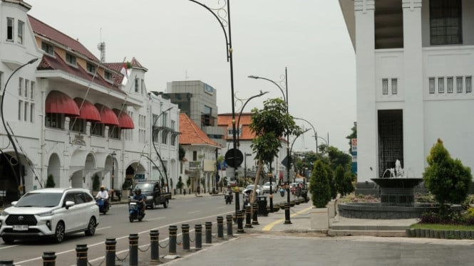 kota lama di pagi hari