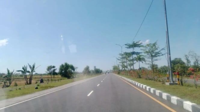 Potret Jalan Bypass yang dibangun di Prov NTB.