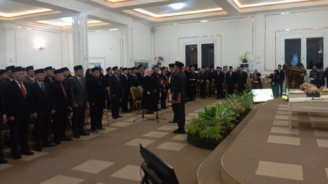 Walikota Mataram lantik Pejabat di aula pendopo Walikota