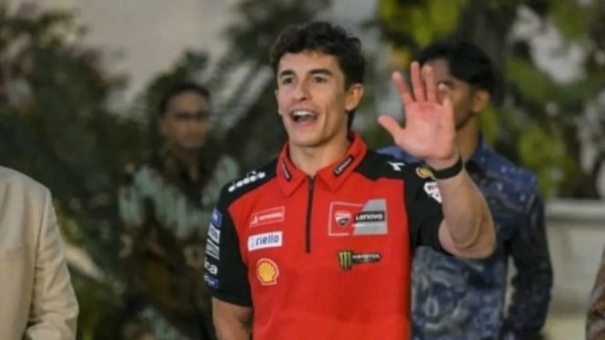 Juara dunia MotoGP 7 kali Marc Marquez.