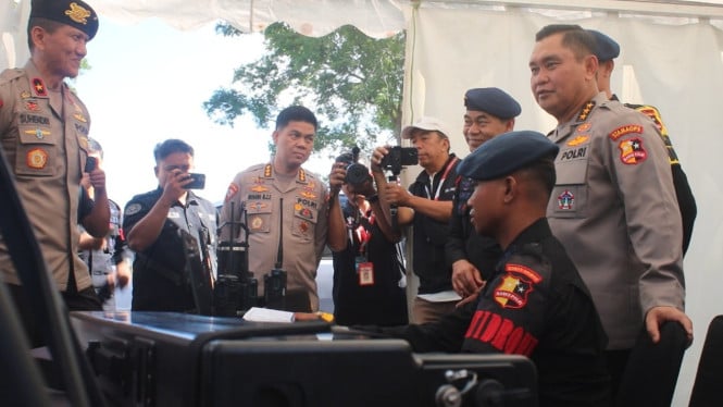 Komjen Fadil Imran Cek Pasukan Anti Drone di Bukit Jokowi