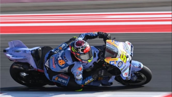 Potret Aksi Rider Gresini Racing, Femin Aldeguer di MotoGP Mandalika