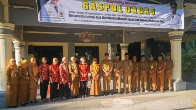 Walikota Mataram Hadiri Launching GASPOL CADAS
