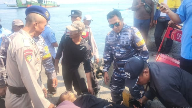 Korban Berhasil di Evakuasi ke Darat oleh Nelayan