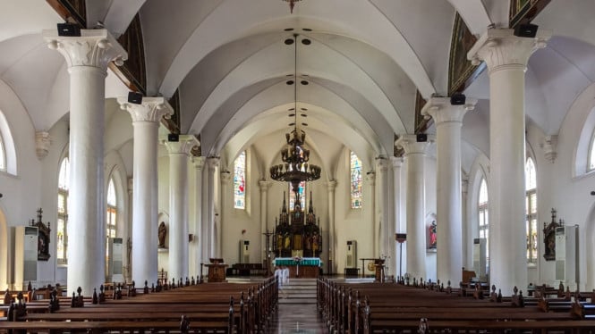 Pesona unik gereja gaya gotik