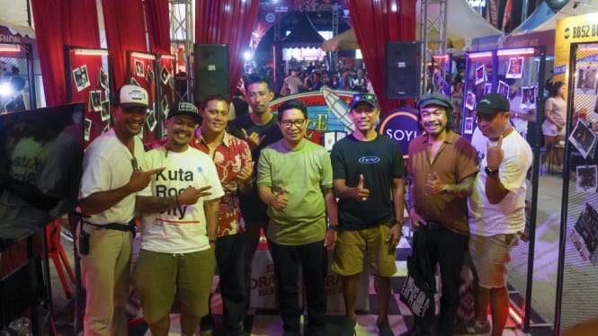 Bupati Badung saat di Kuta Rock City Festival 2025