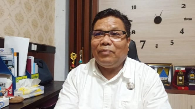 Kepala DP3AKB Lotim, Ahmad, saat menyampaikan hal terkait MBG