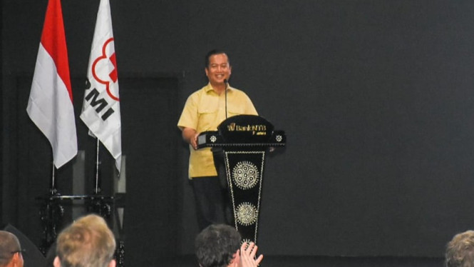 Gubernur NTB sambutan di depan IFRC, PMI, dan Delegasi Donor