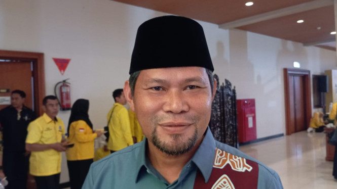 Kasat Pol PP kota Mataram usai hadiri acara musda Golkar