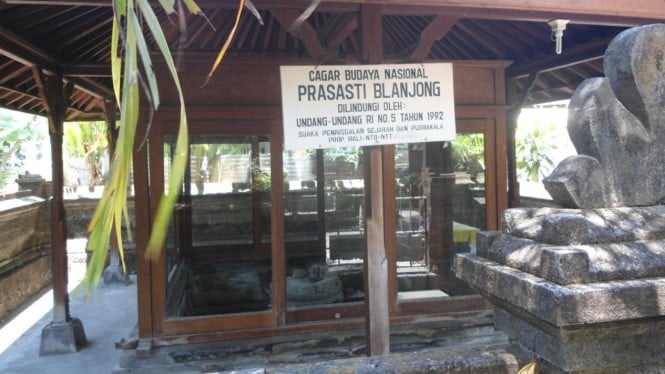 Prasasti Blanjong Sejarah Awal Bali