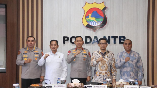 Wakapolda NTB Terima Kunjungan Kompolnas
