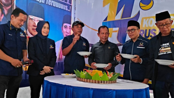 Kader NasDem Lombok Timur rayakan HUT ke-14