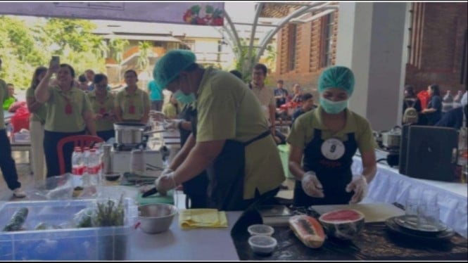 Suasana Lomba Masak Menu Isi Piringku.